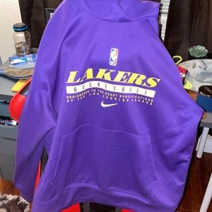 Lakers Warm up pullover hoodie